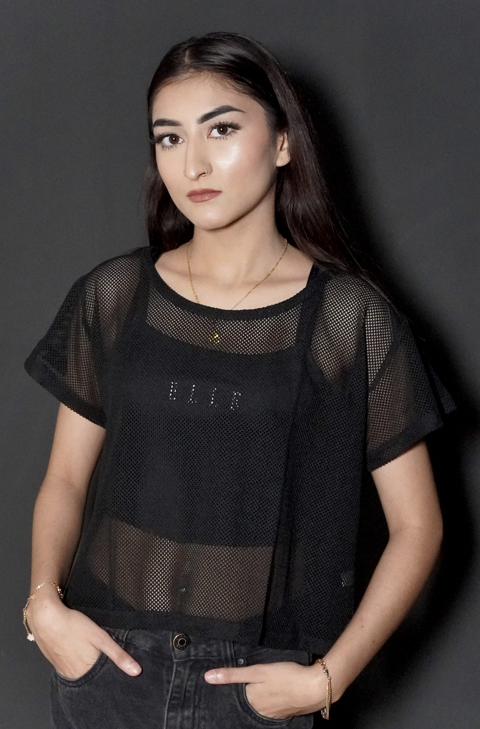 Basic Yoga Mesh Top - Image 2