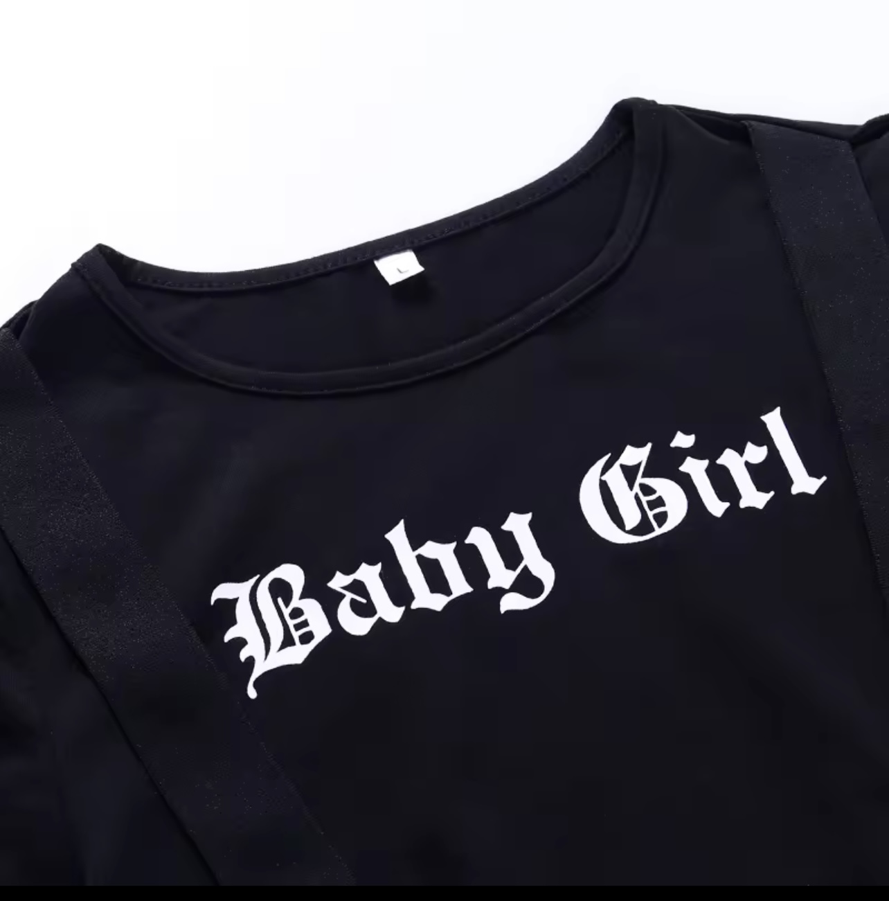 Goth Graphic Crop T Shirt - Image 2