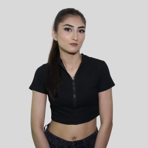 Slim Fit Zipper T-Shirt